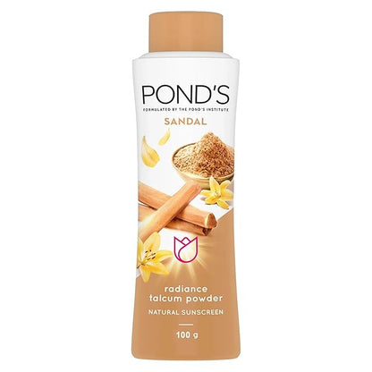 Pond's Sandal Radiance Talcum Powder, 100 g