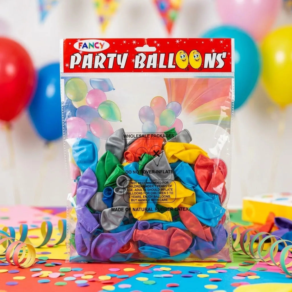 Party Balloons Multicolour, 50 pcs