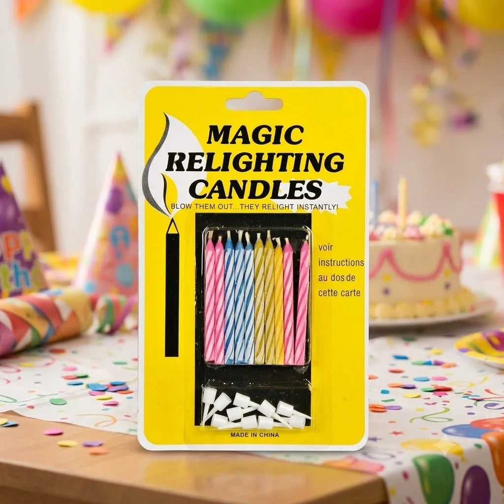 Birthday Party Magic Relighting Candles, 1 Packet
