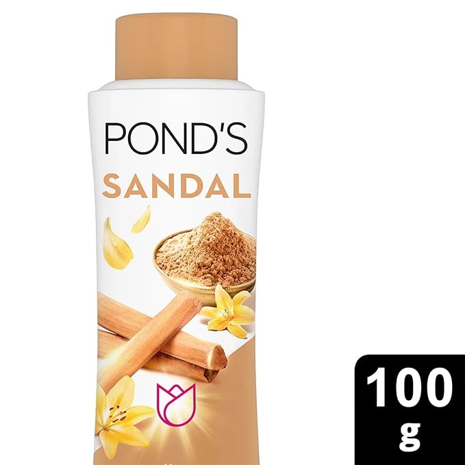 Pond's Sandal Radiance Talcum Powder, 100 g