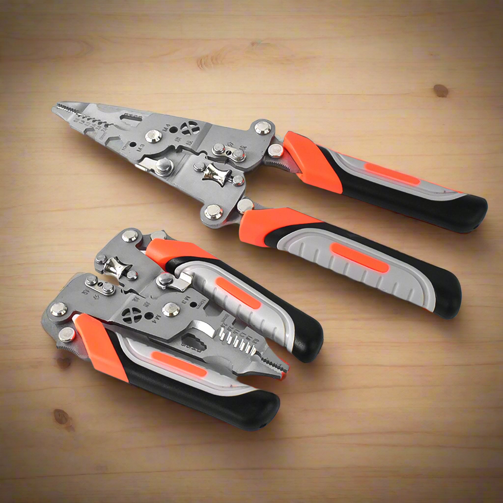 8 In 1 Wire Stripper Pliers Soft Grip