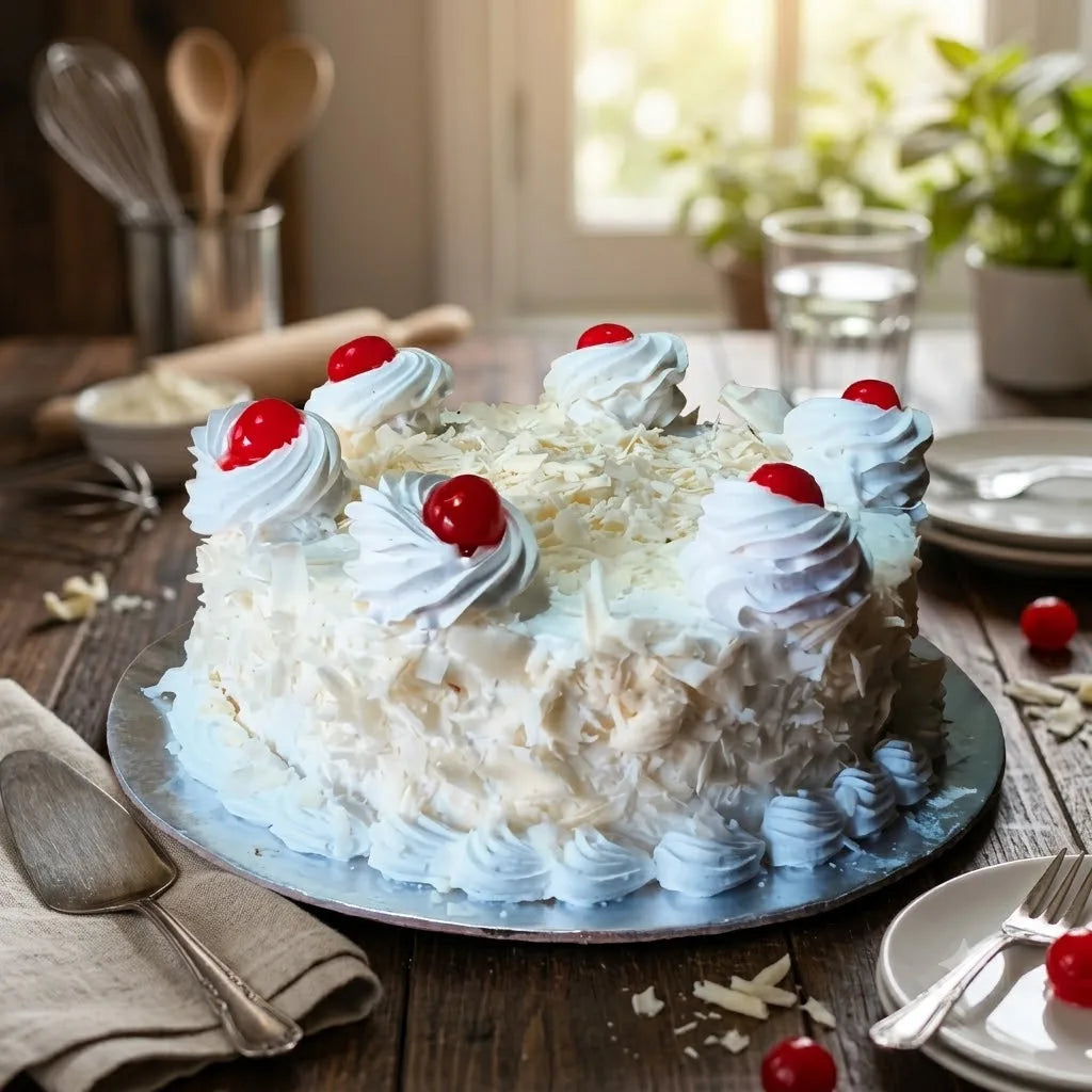 White Forest Birthday Cake, 1 Pound