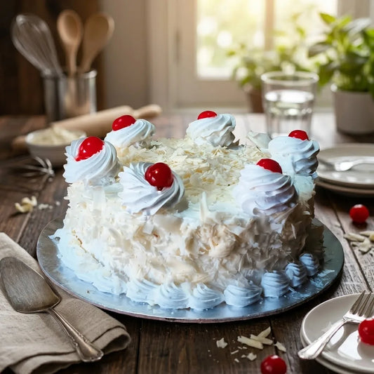 White Forest Birthday Cake, 1 Pound