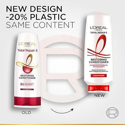 L'Oreal Paris Total Repair 5 Restoring Conditioner, 175 ml