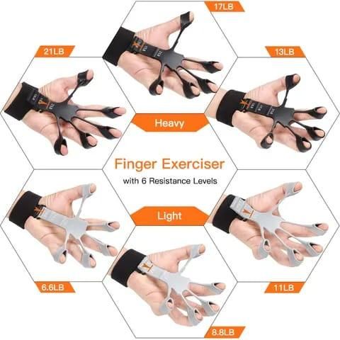 FINGER EXERCISER HAND STRENGTHENER