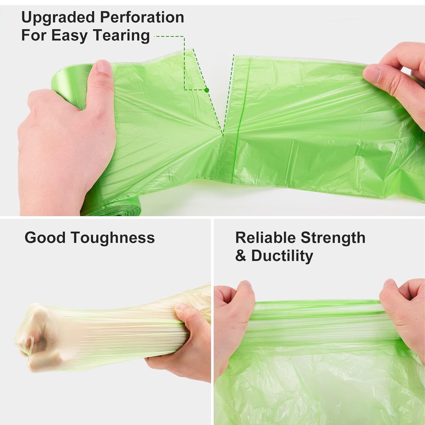 Heavy-duty Garbage Bags - 55  40 Cm (4 Pc  Set)