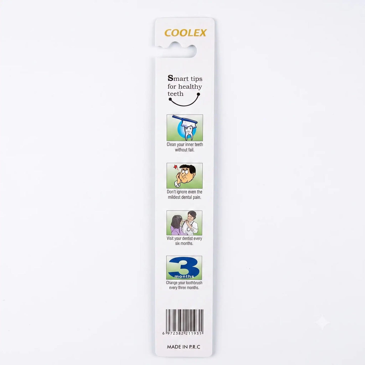 COOLEX France Adult Toothbrush for Optimal Oral Care, 1 Pc