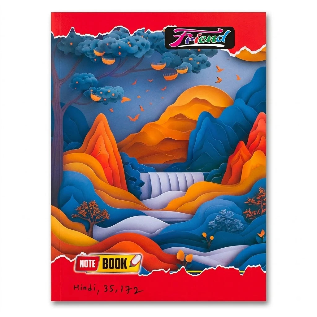 Friend Hindi Notebook / Copy for Students, 172 Pages