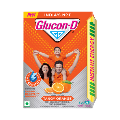 Glucon-D Instant Energy Tangy - Orange, 200 g