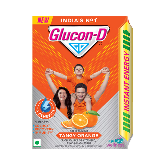 Glucon-D Instant Energy Tangy - Orange, 200 g