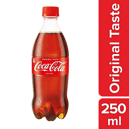 Coca Cola Soft Drink, 250 ml Bottle