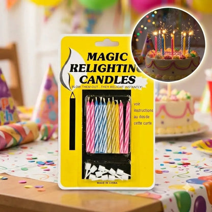Birthday Party Magic Relighting Candles, 1 Packet