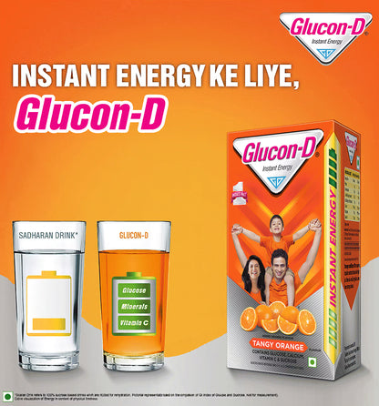 Glucon-D Instant Energy Tangy - Orange, 200 g