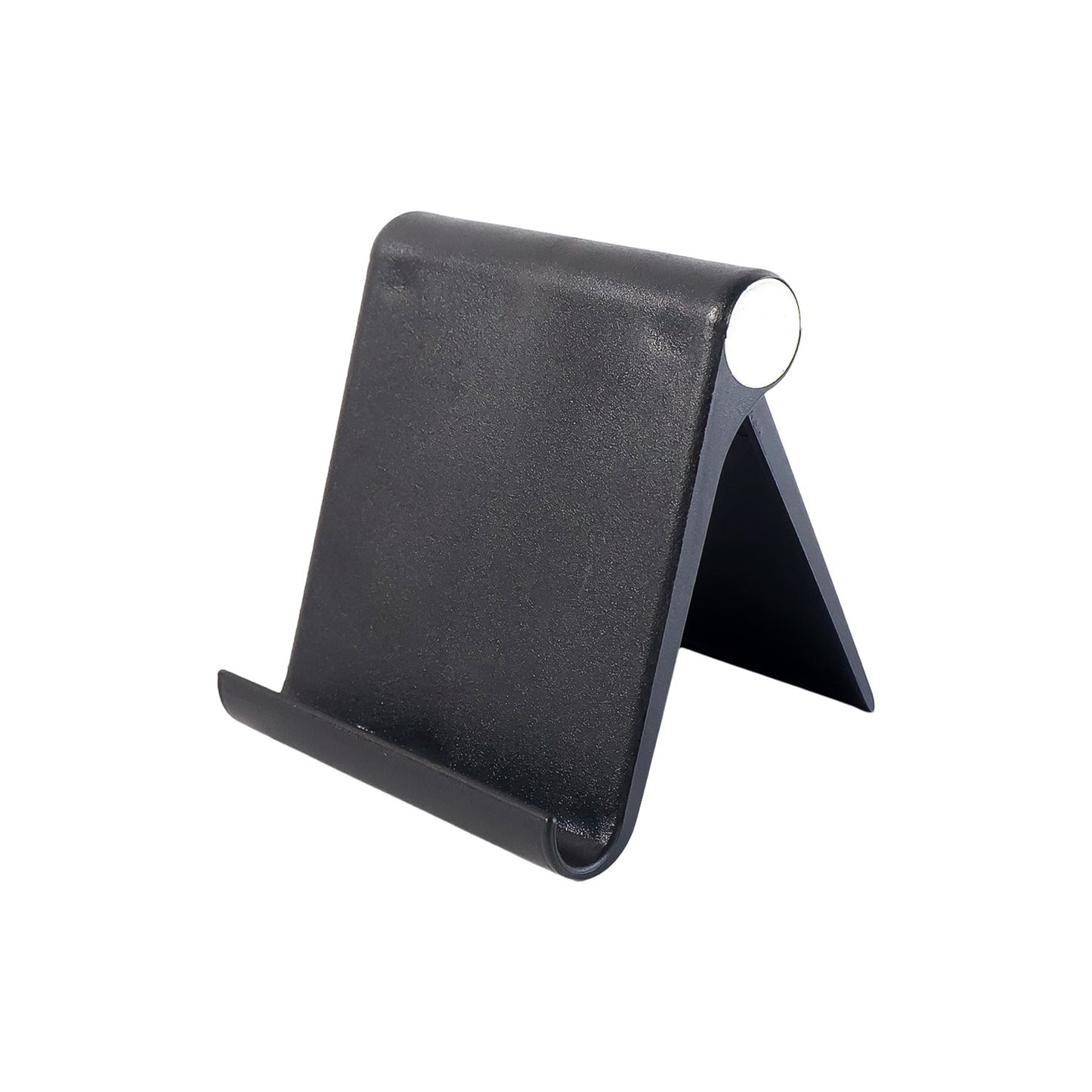 Plastic Foldable Desktop Mobile Stand (1 Pc  Black)