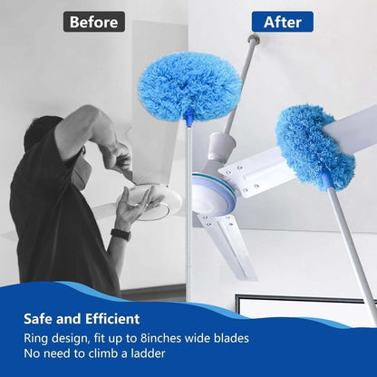 Premium Extendable Round Cleaning Duster (83.5 Cm  1 Pc)