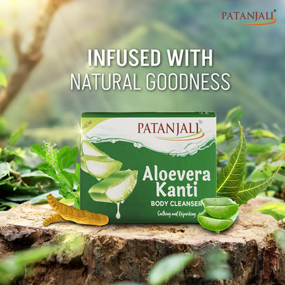 Patanjali Aloevera Kanti Body Cleanser, 75 g
