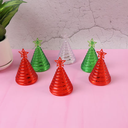 Led Christmas Tree Decorative Lights - (6 Pc  Set)