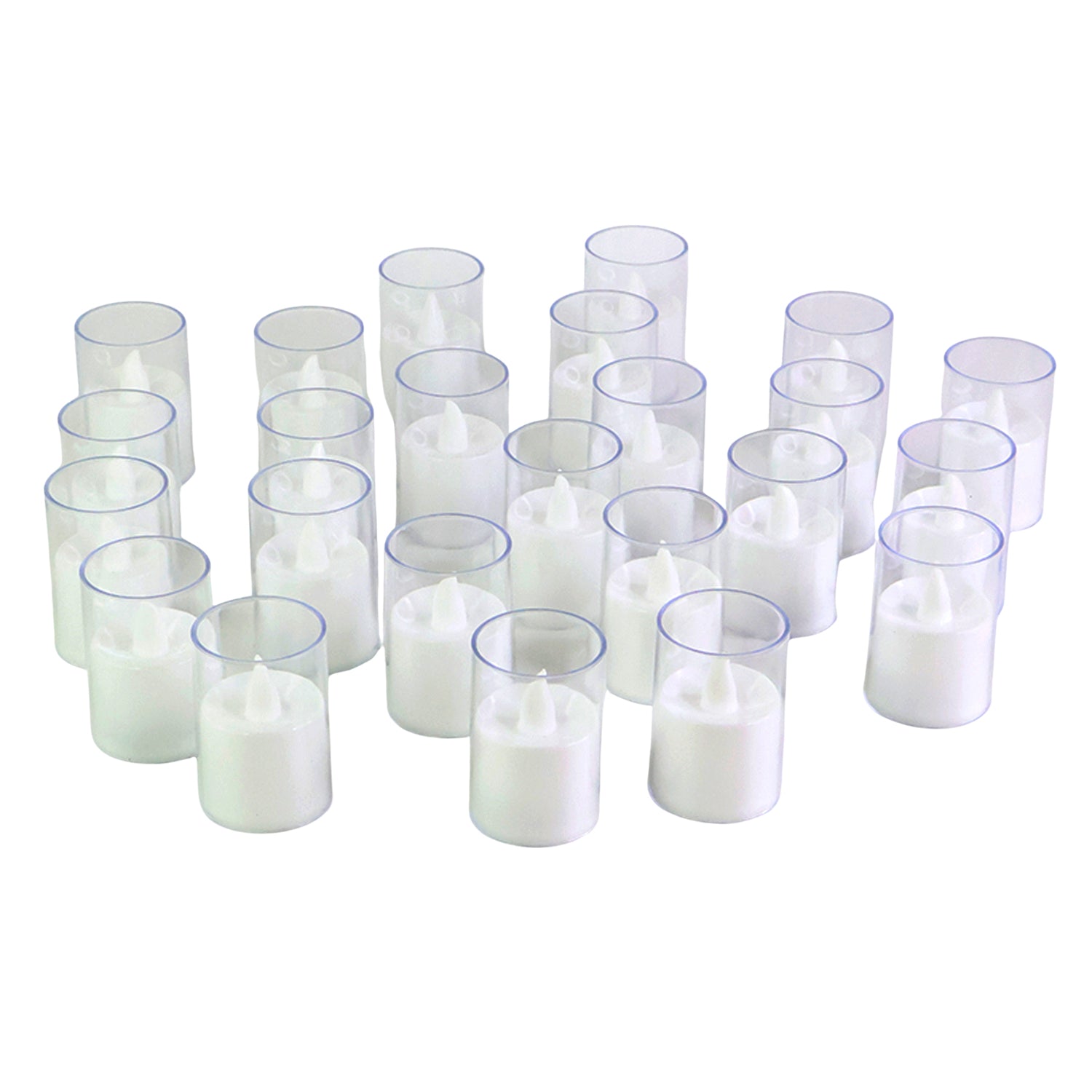 Smokeless Led Tealight Candles (24 Pc)