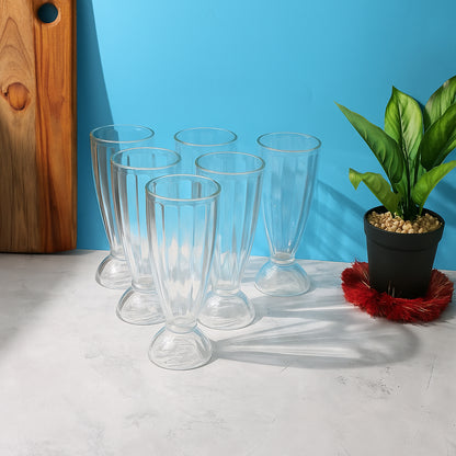 Apex Premium Dessert  Falooda Glasses (Approx 400ml  6 Pc)