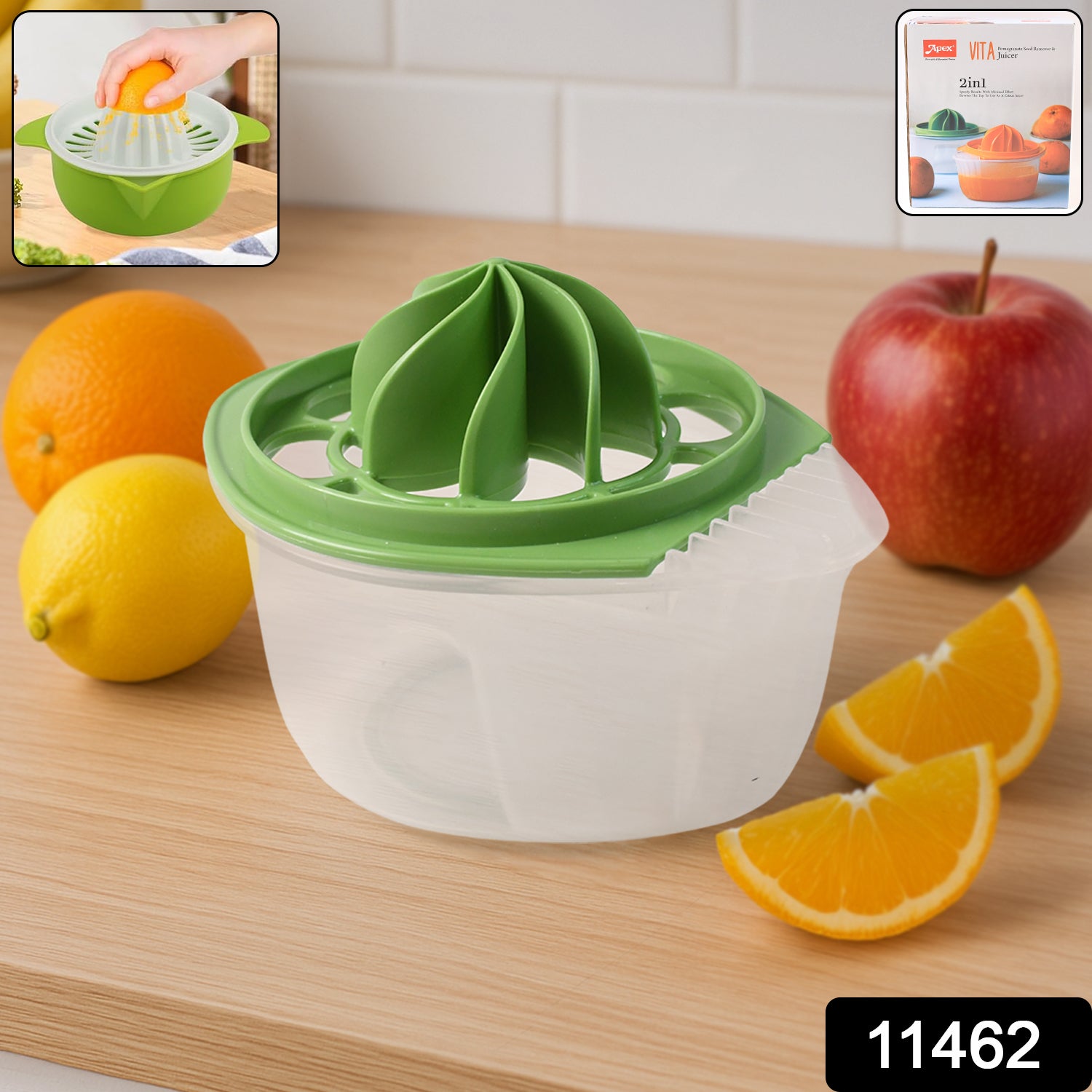 Apex Vita Pomegranate Seed Remover Citrus Juicer (2 In 1)