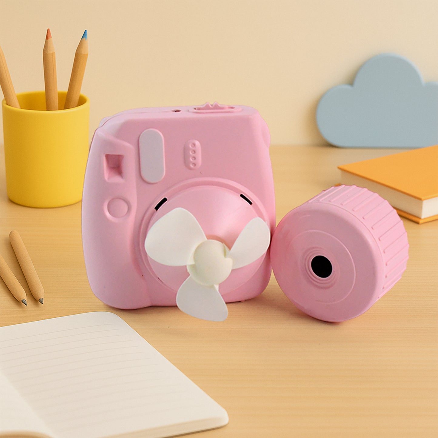Usb Mini Camera-shaped Fan (1 Pc)
