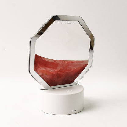 Led Moving Sand Art Table Lamp (1 Set)