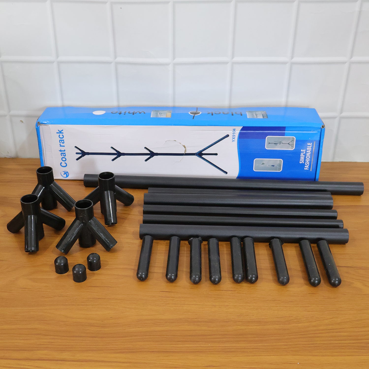 Floor Standing Metal Coat Rack Stand With Multi Hooks