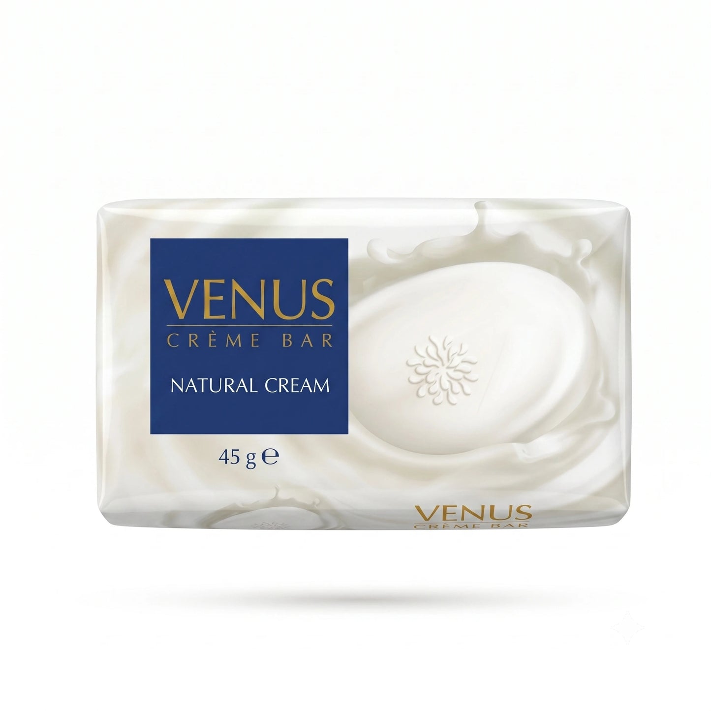 Venus Creme Bar, Natural Cream Soap, 45 g