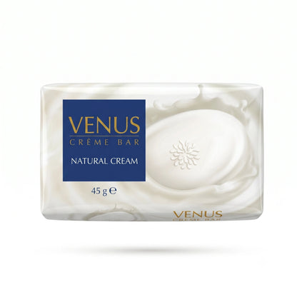 Venus Creme Bar, Natural Cream Soap, 45 g