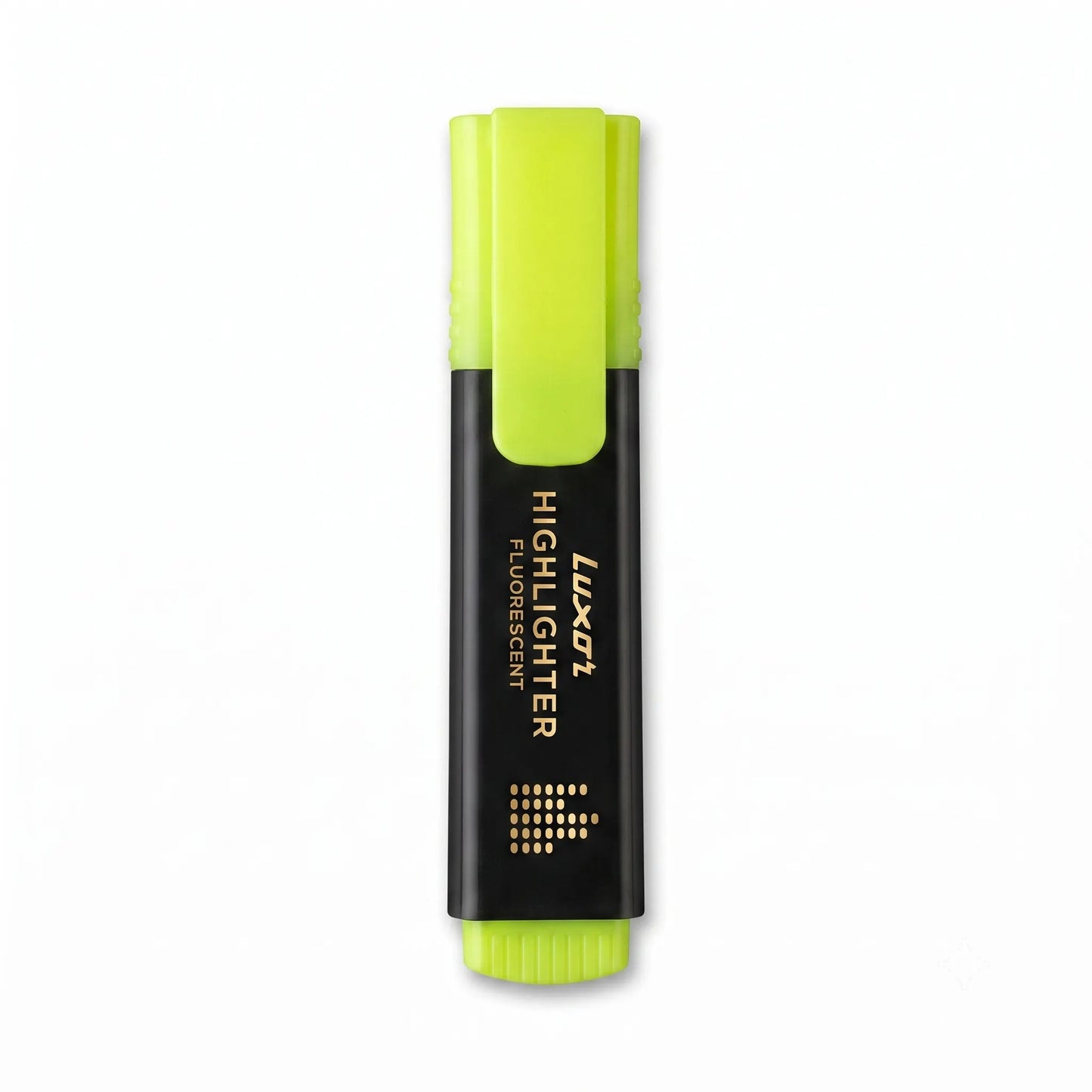 Luxor Highlighter Fluorescent, 10 Units, Yellow