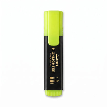 Luxor Highlighter Fluorescent, 10 Units, Yellow