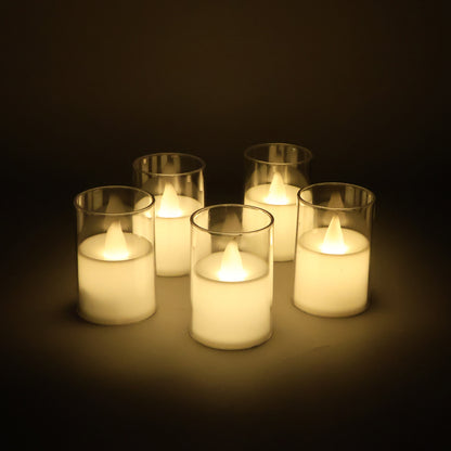 Flameless Led Votive Candles Light - (6 Pc)