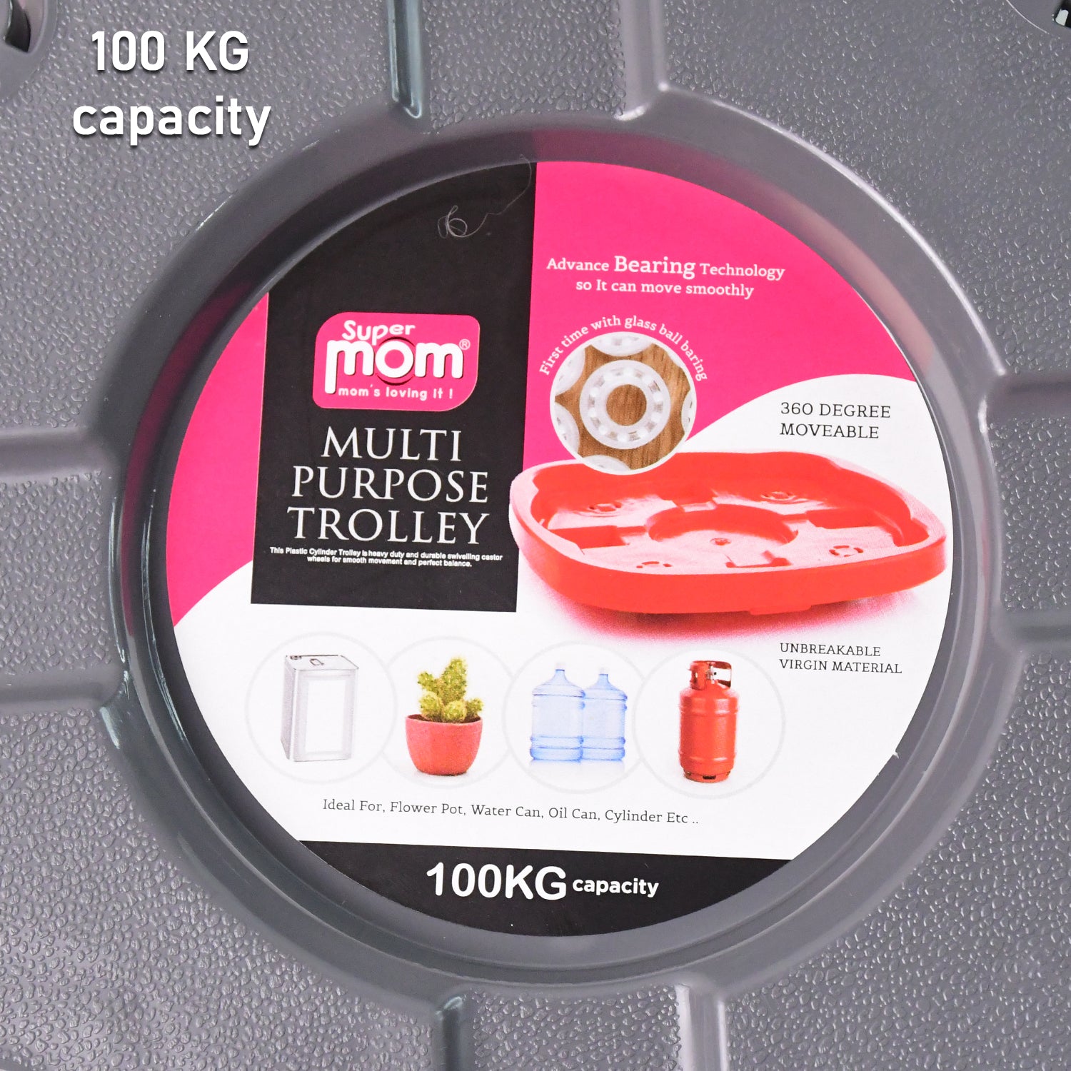 Supermom Multi Purpose Heavy Duty Gas Cylinder Trolley