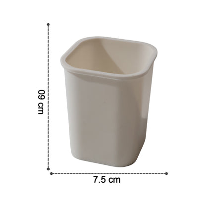 3in1 Wall Mounted Multi-compartment Toothbrush  Soap Holder With Cup (1 Pc)