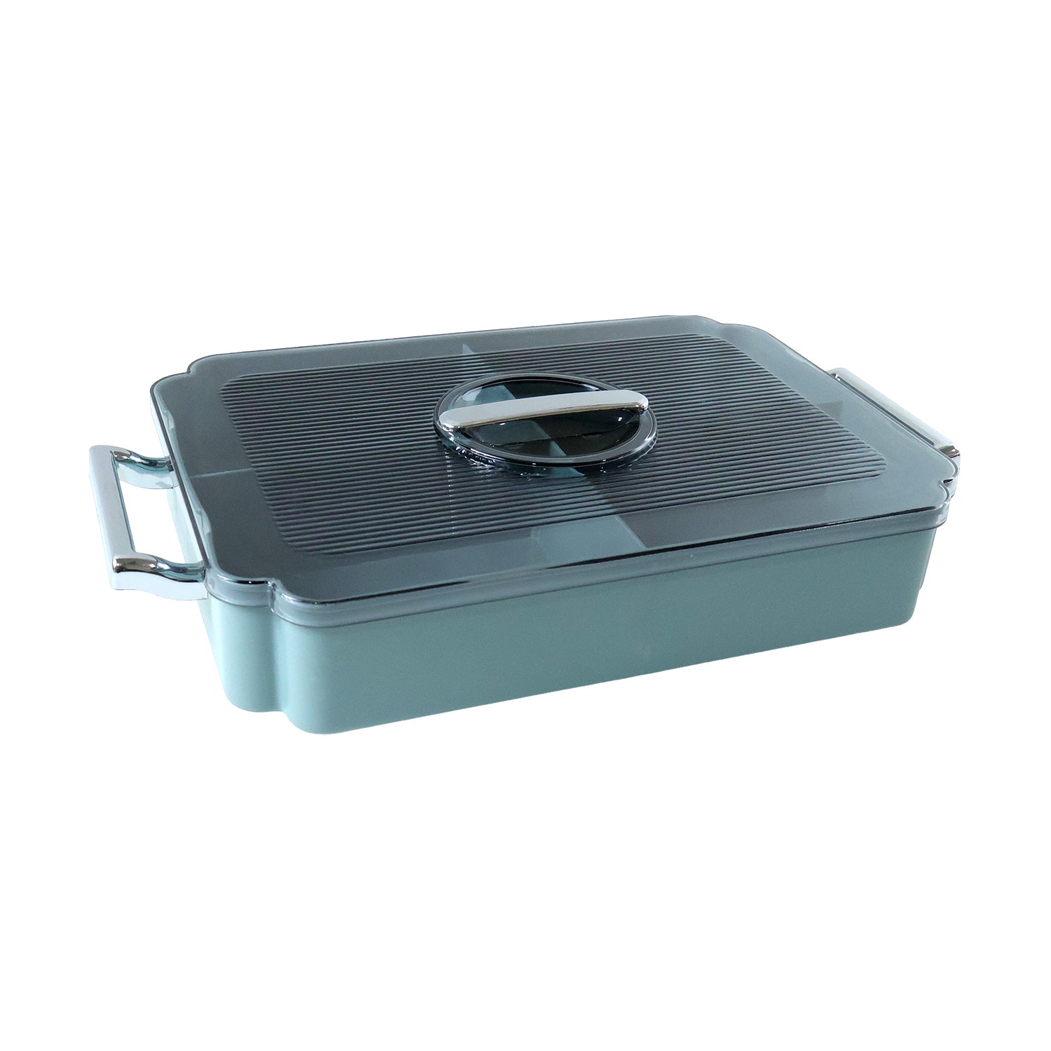 4 Compartment Multipurpose Plastic Food Storage Container (1 Pc)