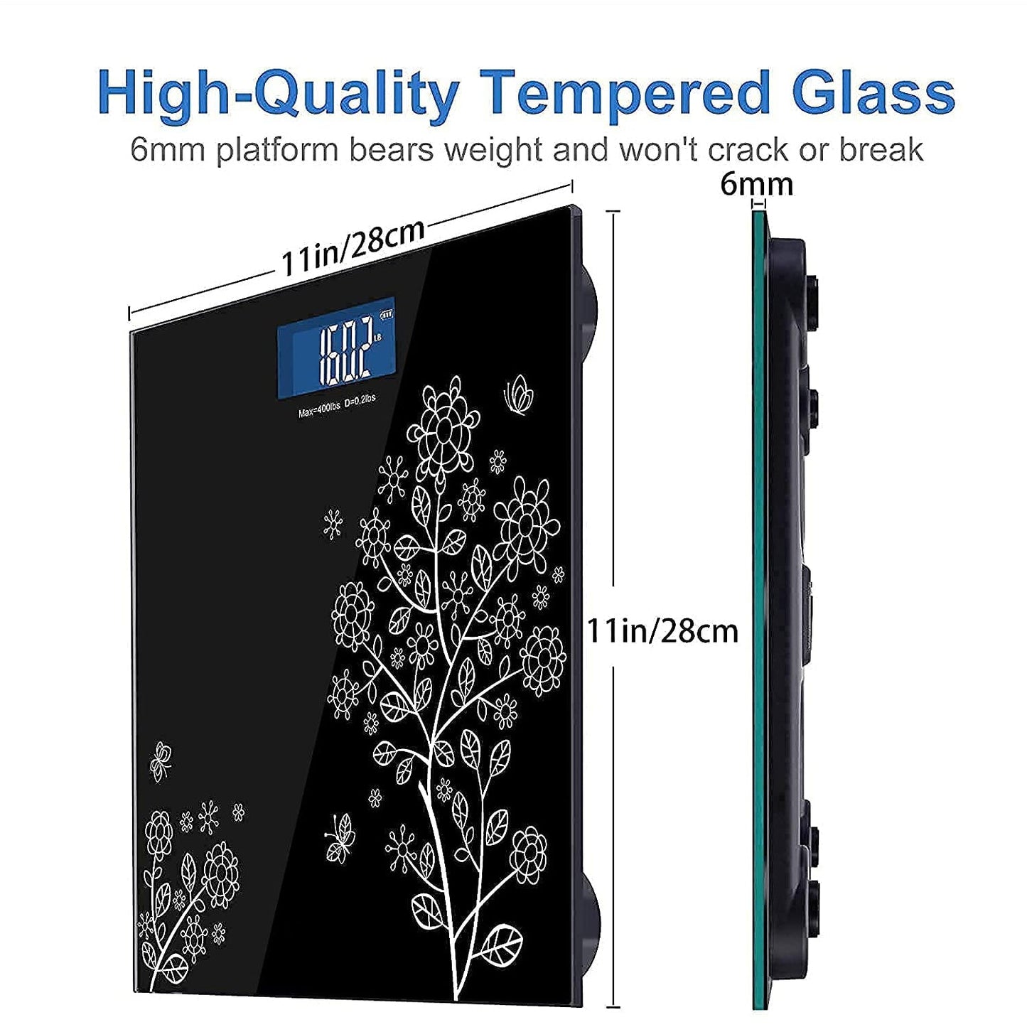 6122 Premium Bathroom Scale Used For Bathroom Purposes In Various Sectors.