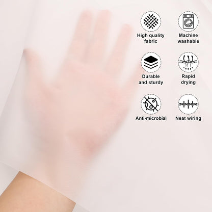 Waterproof Anti-mildew Frosted Shower Curtain (Standard Fit  5179 Inch)