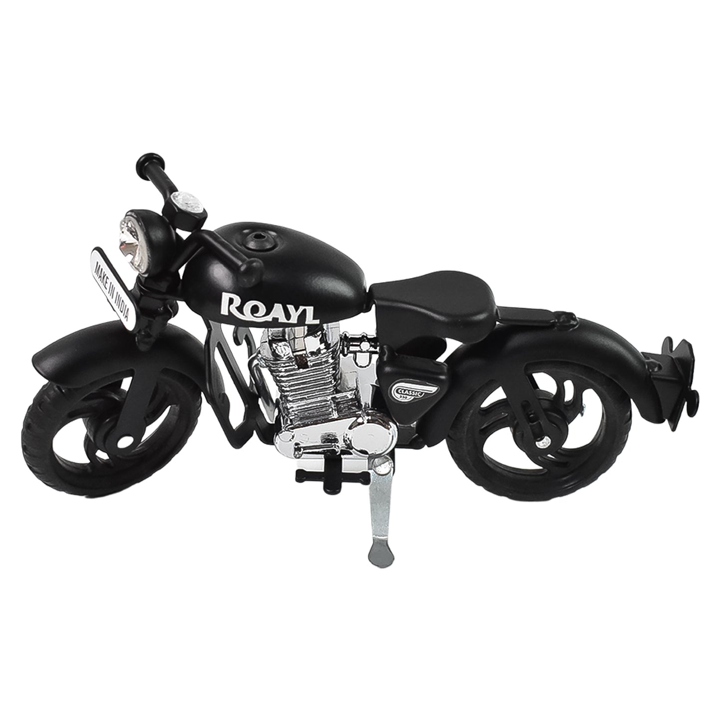 Metal Bullet Bike Toy Model For Kids With Side Stand (1 Pc  Mix Color)