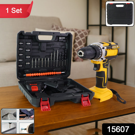 Cordless Drill Machine Tool Kit Set With Drill Bits