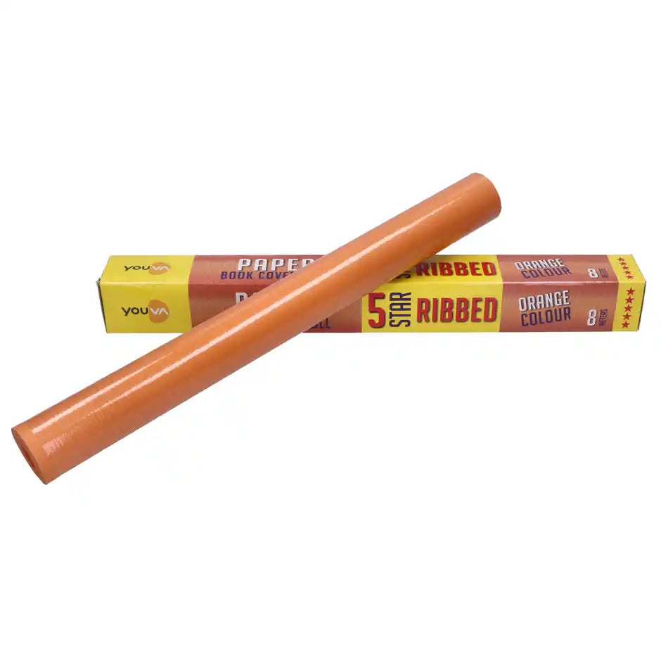 Cover Paper Roll 8 Meters Length x 35.5 Cm Height | Orange