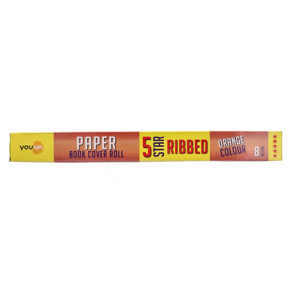 Cover Paper Roll 8 Meters Length x 35.5 Cm Height | Orange