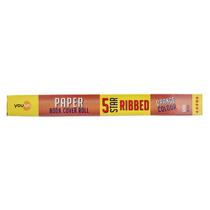 Cover Paper Roll 8 Meters Length x 35.5 Cm Height | Orange