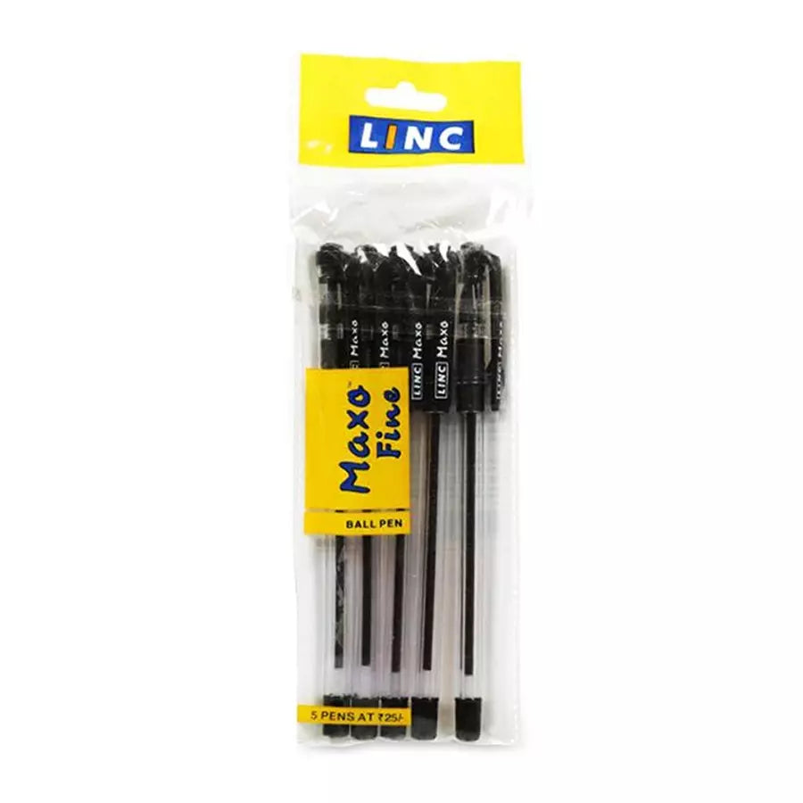 Linc Maxo Fine Ball Pen - Black