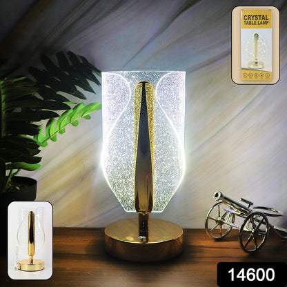Luxury Crystal Table Lamp With Usb Charging (1 Pc)