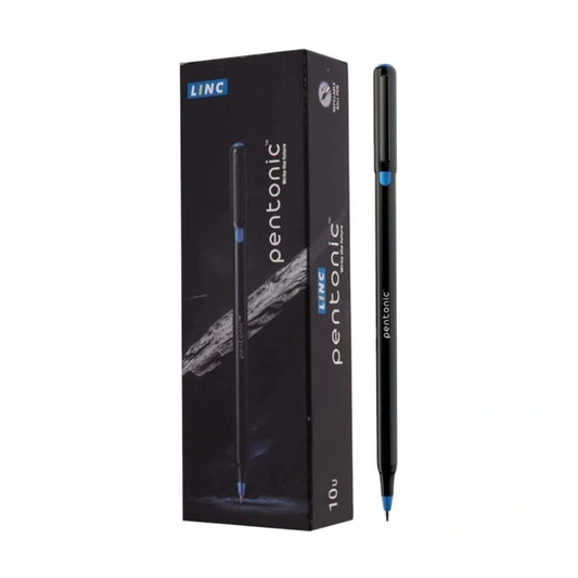 Linc Pentonic Ball Point Pen - Blue, 1 Packet, 10 Pcs