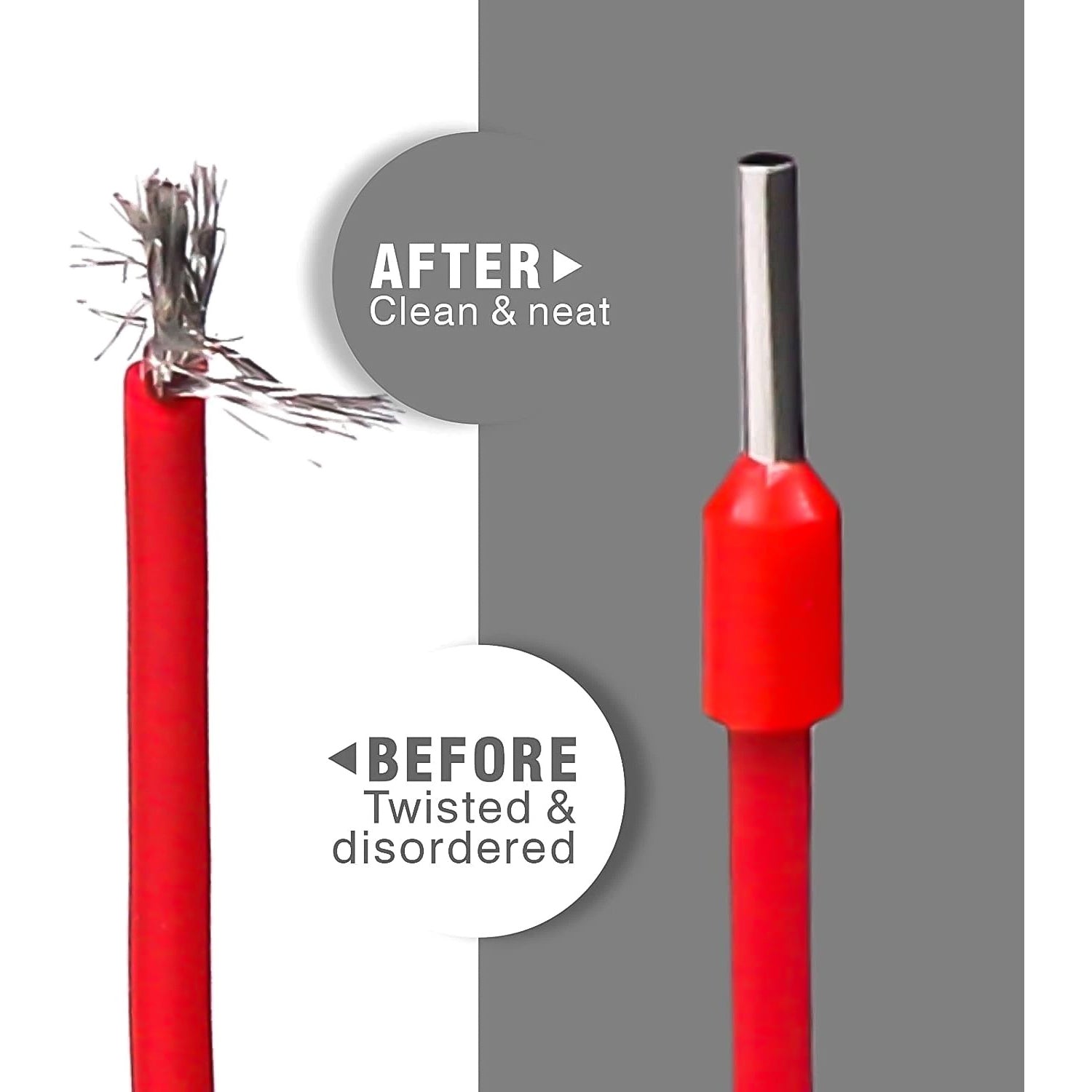 Approx 1200 Piece Ferrule Crimping Tool Kit Set