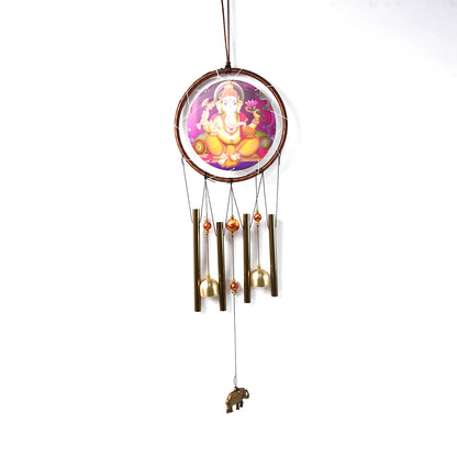 Lord Ganesh Wind Chimes Outdoor Hanging Wind Chime (1 Pc)