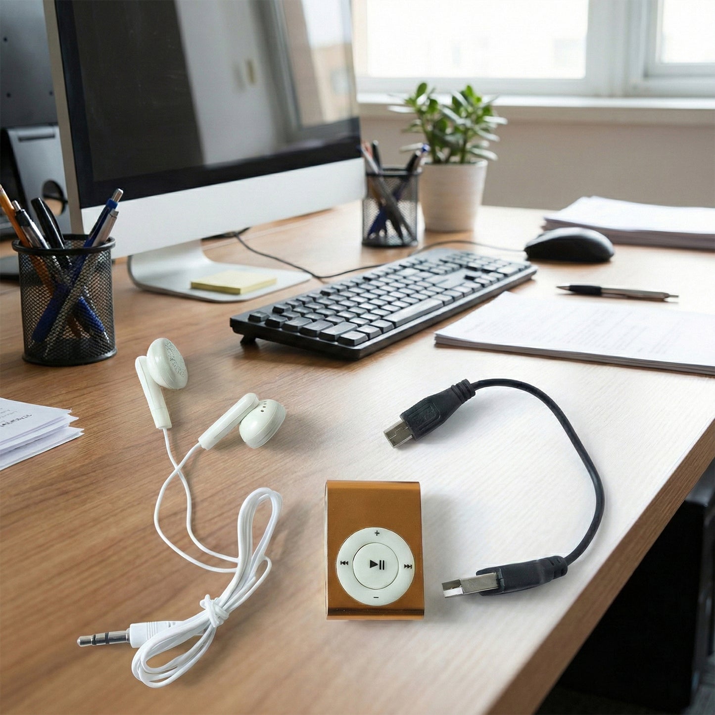 Portable Wired Earphones (1 Set)