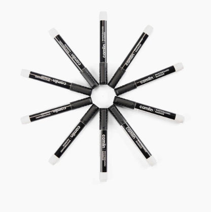 Camlin Permanent Marker - Refillable, Black, 1 pc