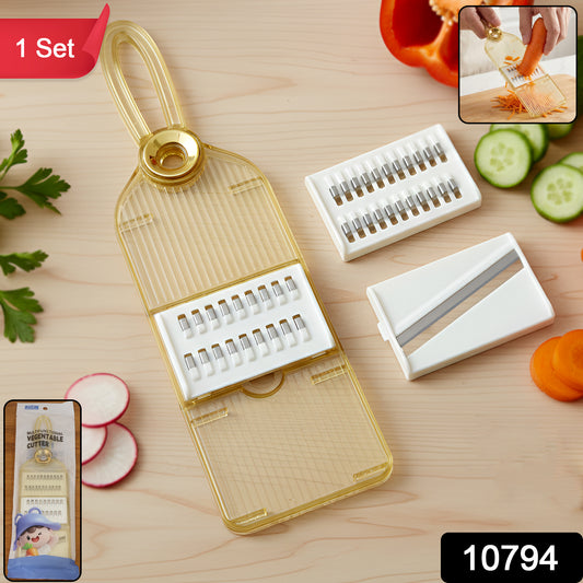 Multifunctional Vegetable Cutter Set With Interchangeable Blades